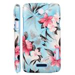 Blomster Cover HTC ONE X (Bl�)